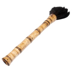 Chinese Carved Bone Calligraphy Brush
