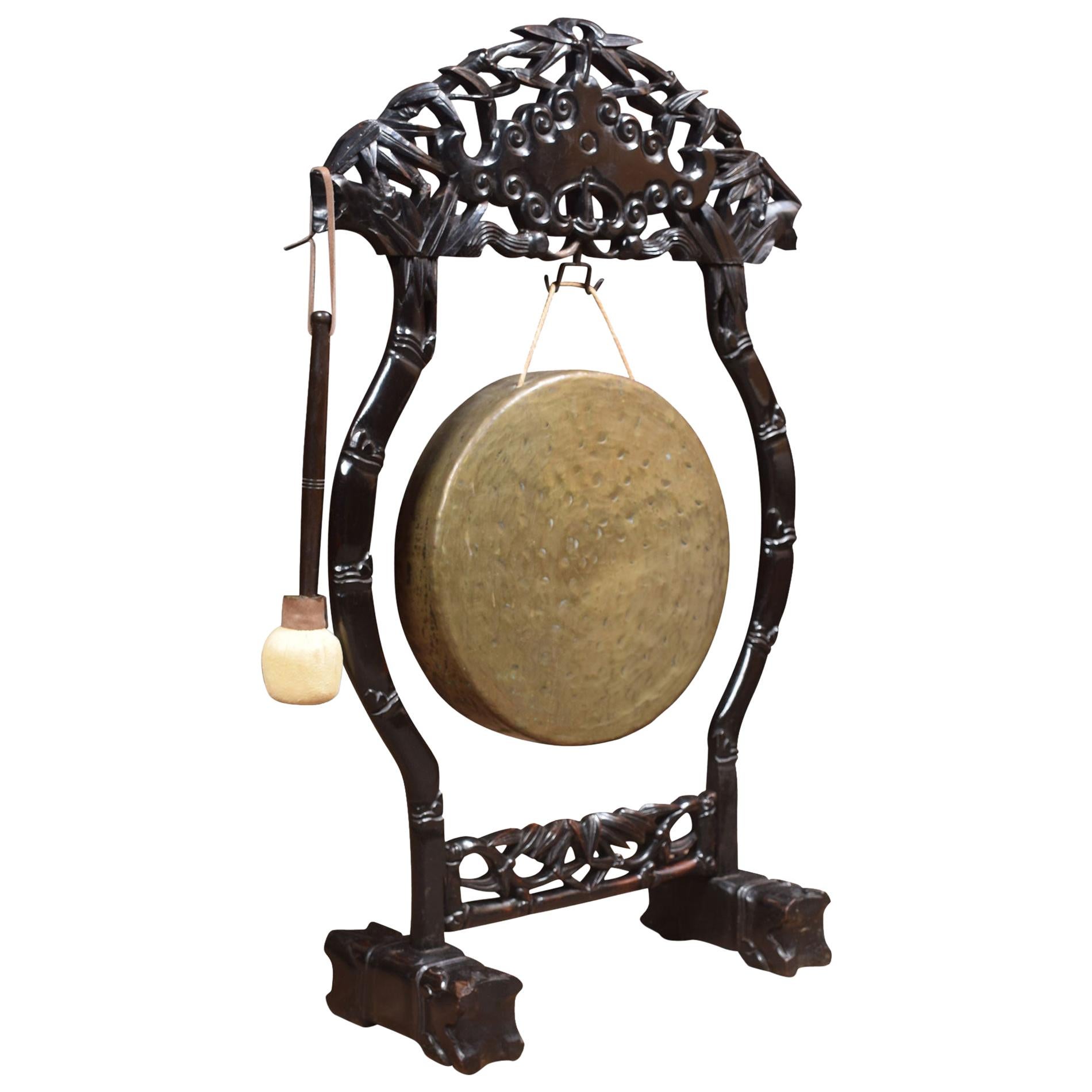 Chinese Carved Dinner Gong