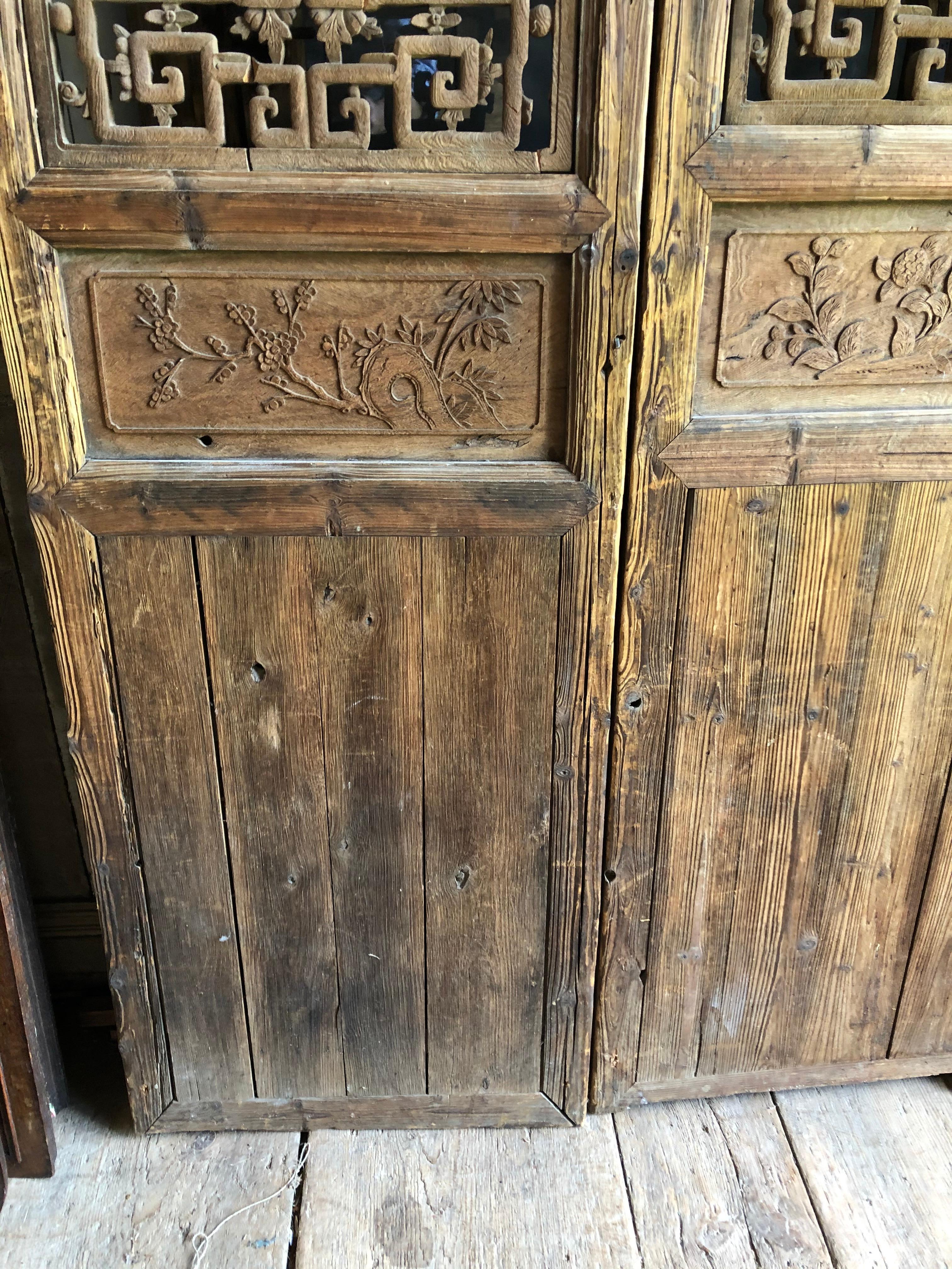 Chinese Carved Doors, 18th Century 8