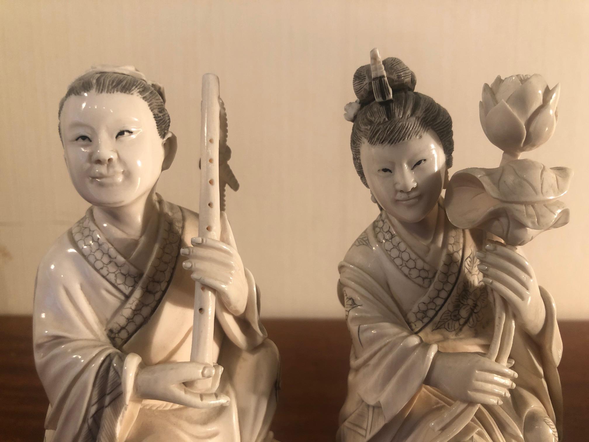 Chinese Carved Figurines, Hong Kong, circa 1950 5