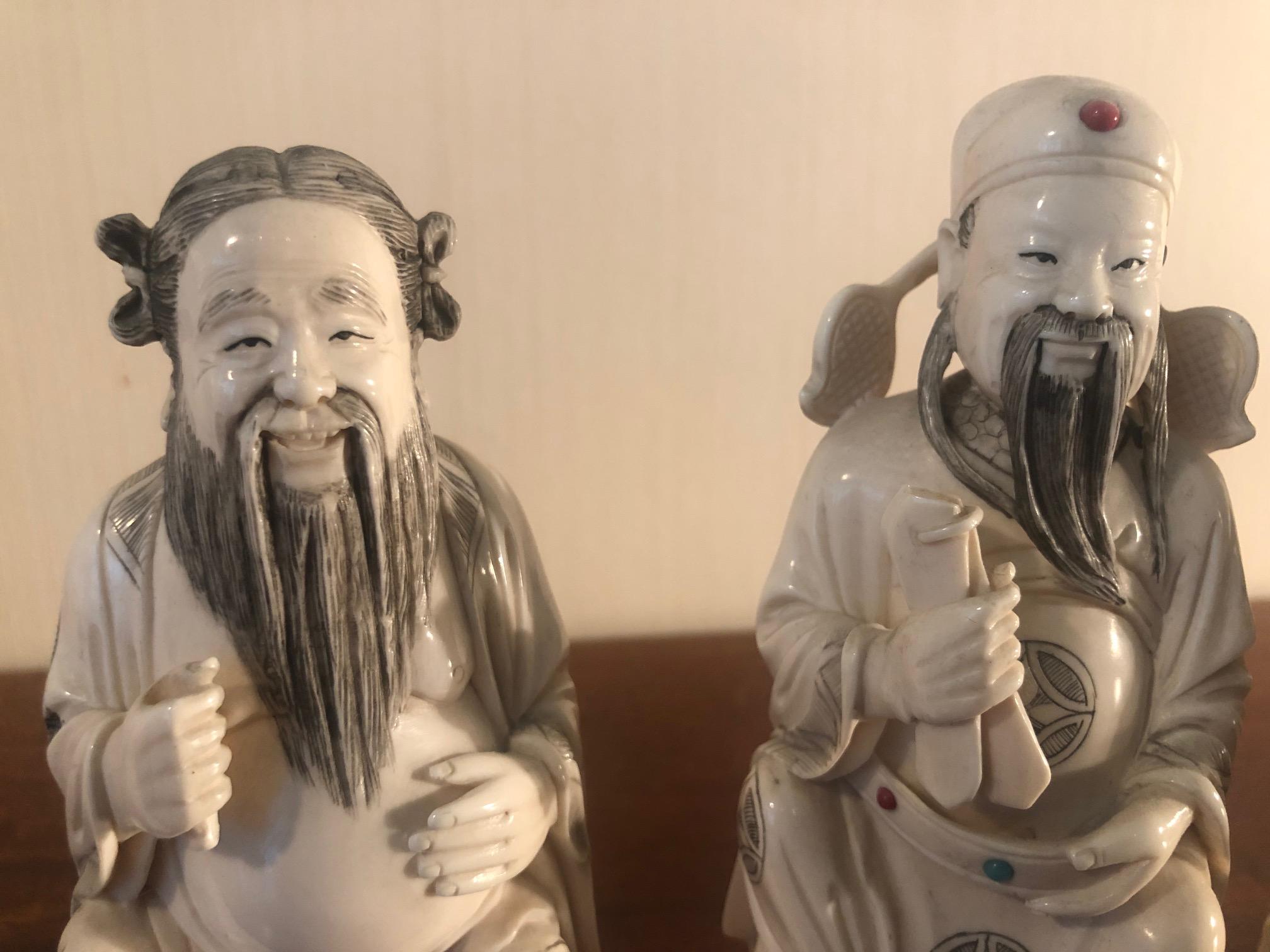 Other Chinese Carved Figurines, Hong Kong, circa 1950