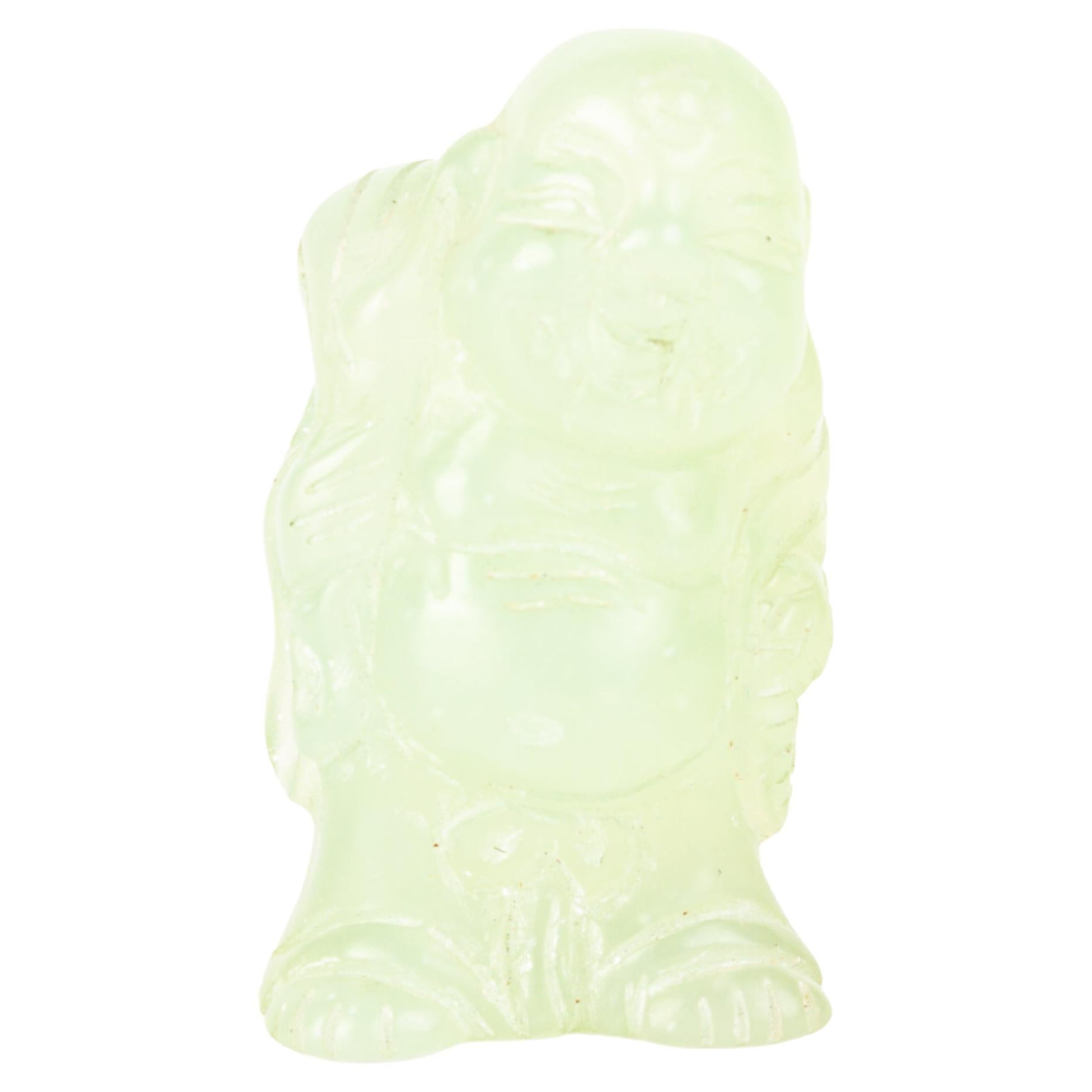 Chinese Carved Jade Buddha Buddhist Sculpture  For Sale