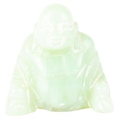 Chinese Carved Jade Buddha Sculpture 19th Century Qing