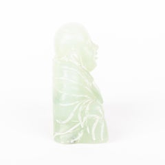 Chinese Carved Jade Buddha Sculpture