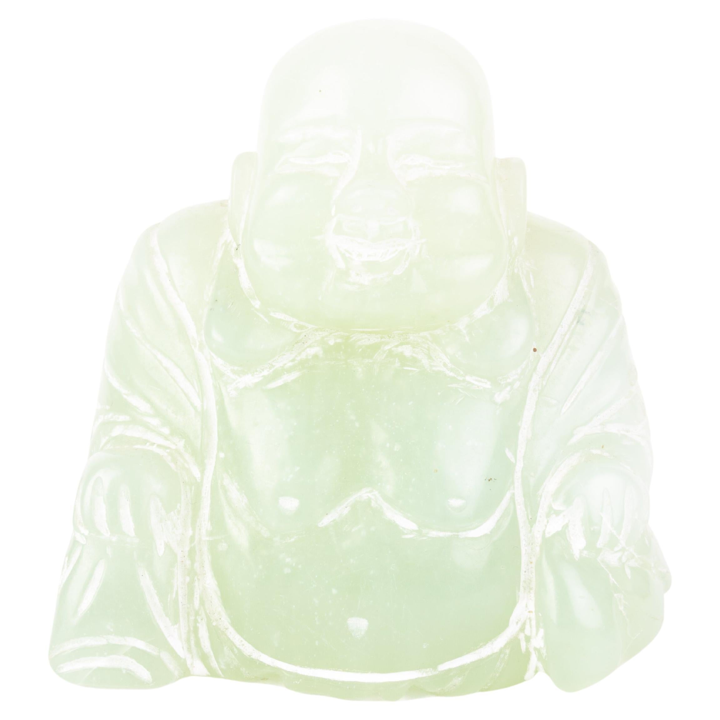 Chinese Carved Jade Buddha Sculpture 