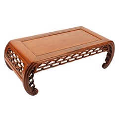 Chinese Carved Opium Table