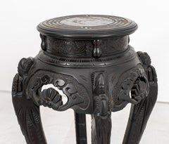 Chinese Carved Plant Stand