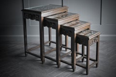 Chinese Carved Quadruple Nest of Tables