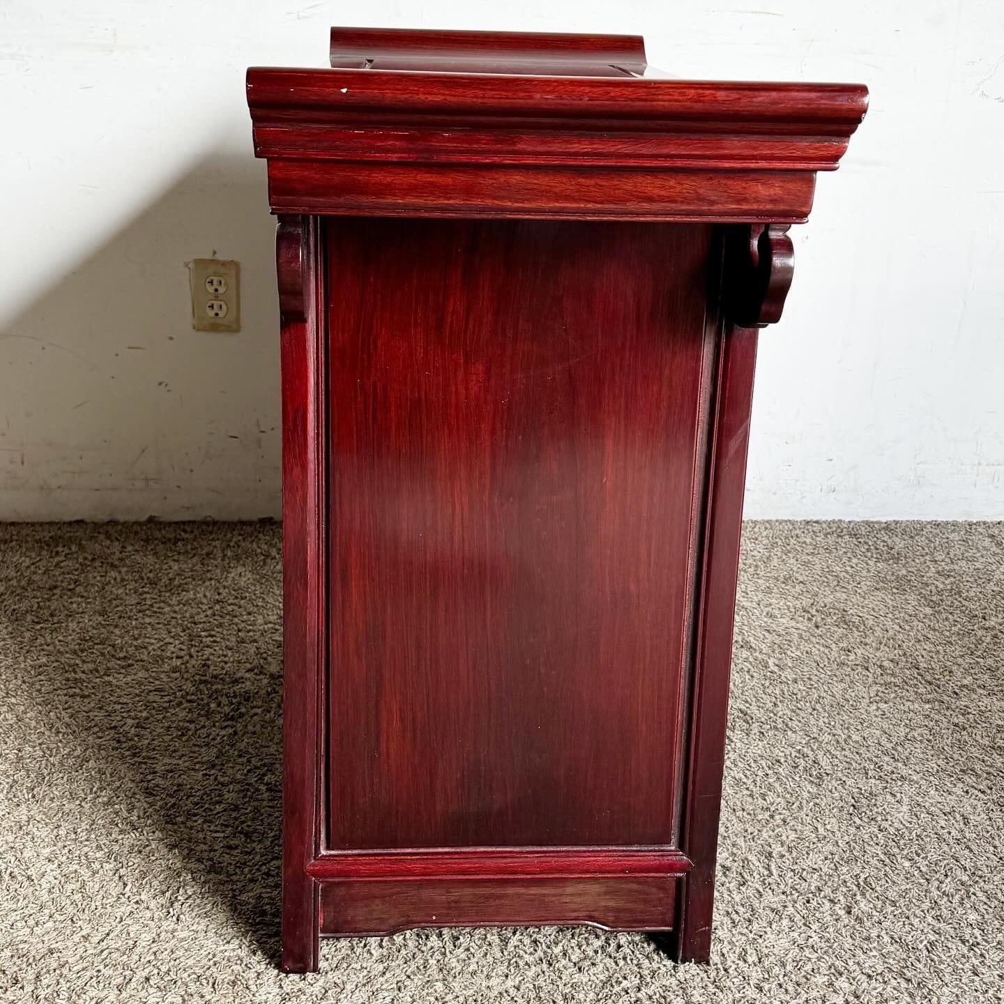 Consola de altar china tallada en palisandro Chino en venta