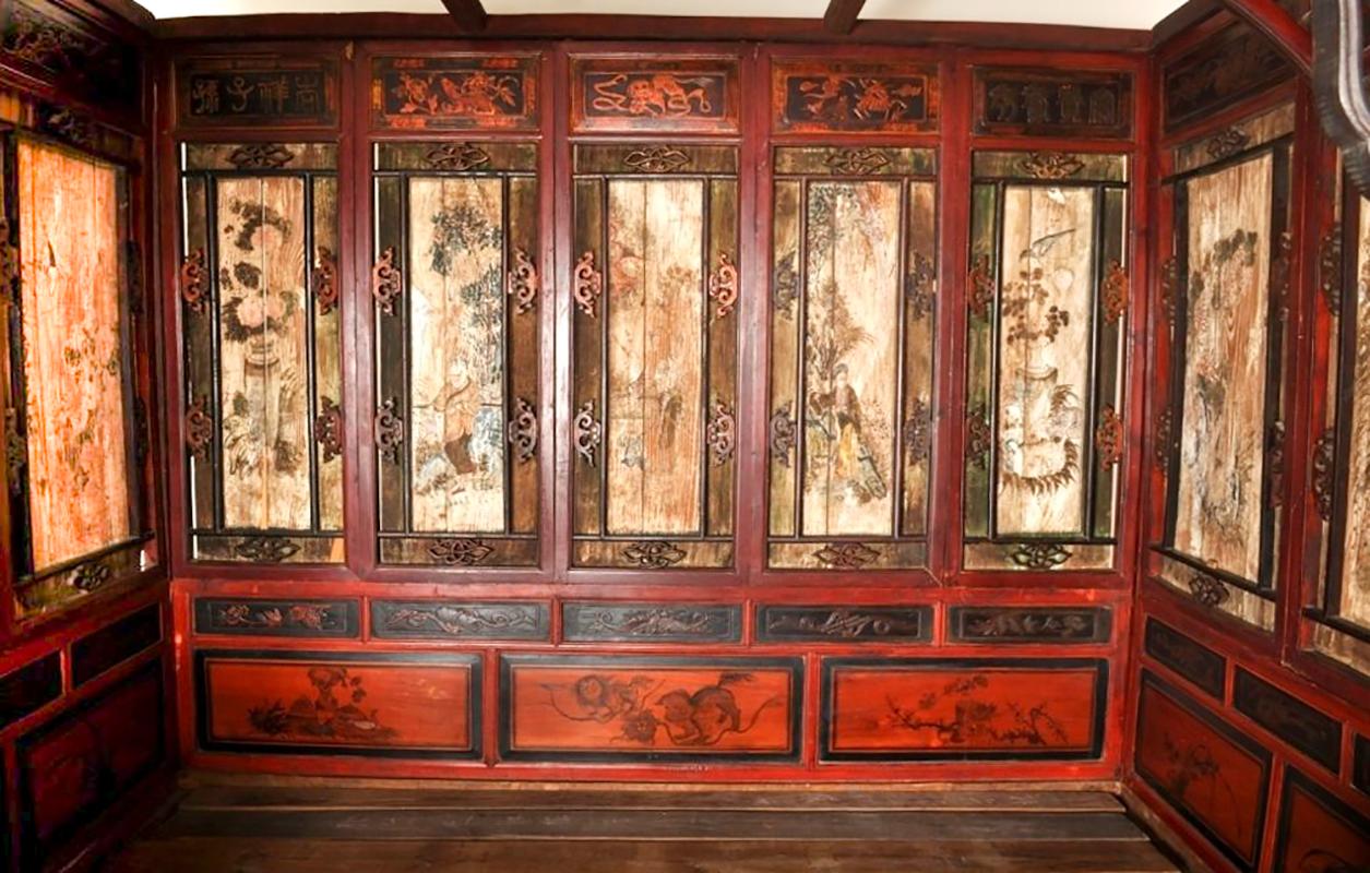 Late 19th Century Chinese Carved Wedding Bed, Qing Dynasty, circa 1880