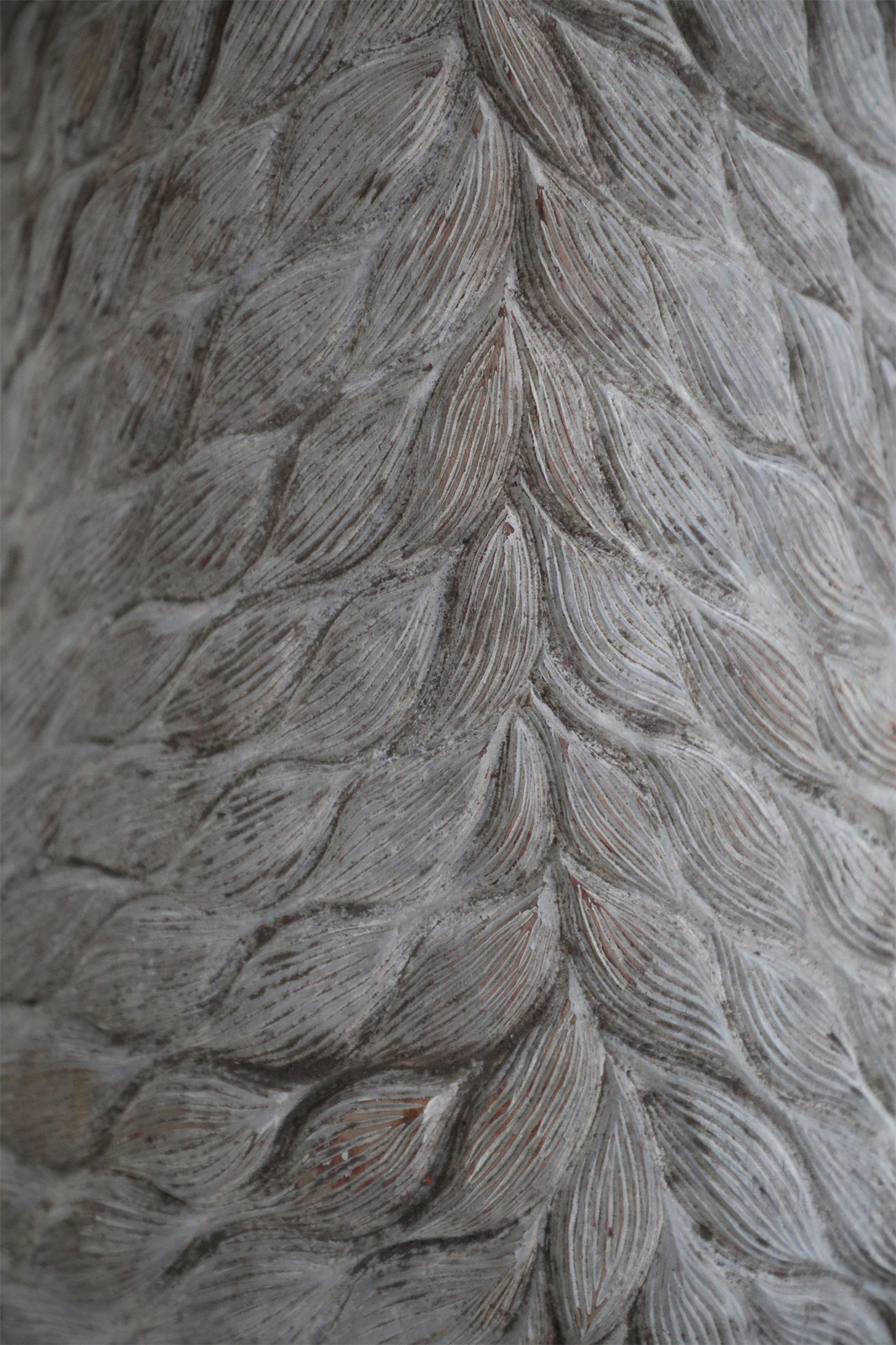 Chinese Carved Whitewashed Wooden Ram Statue For Sale 7