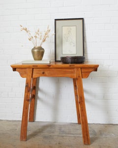 Chinese Carved Wine Entry Table