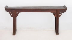 Chinese Carved Wood Altar Table