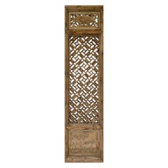 Chinese Carved Wood Panel