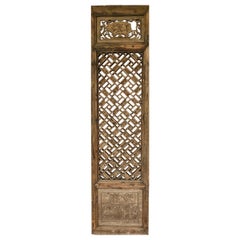 Chinese Carved Wood Panel