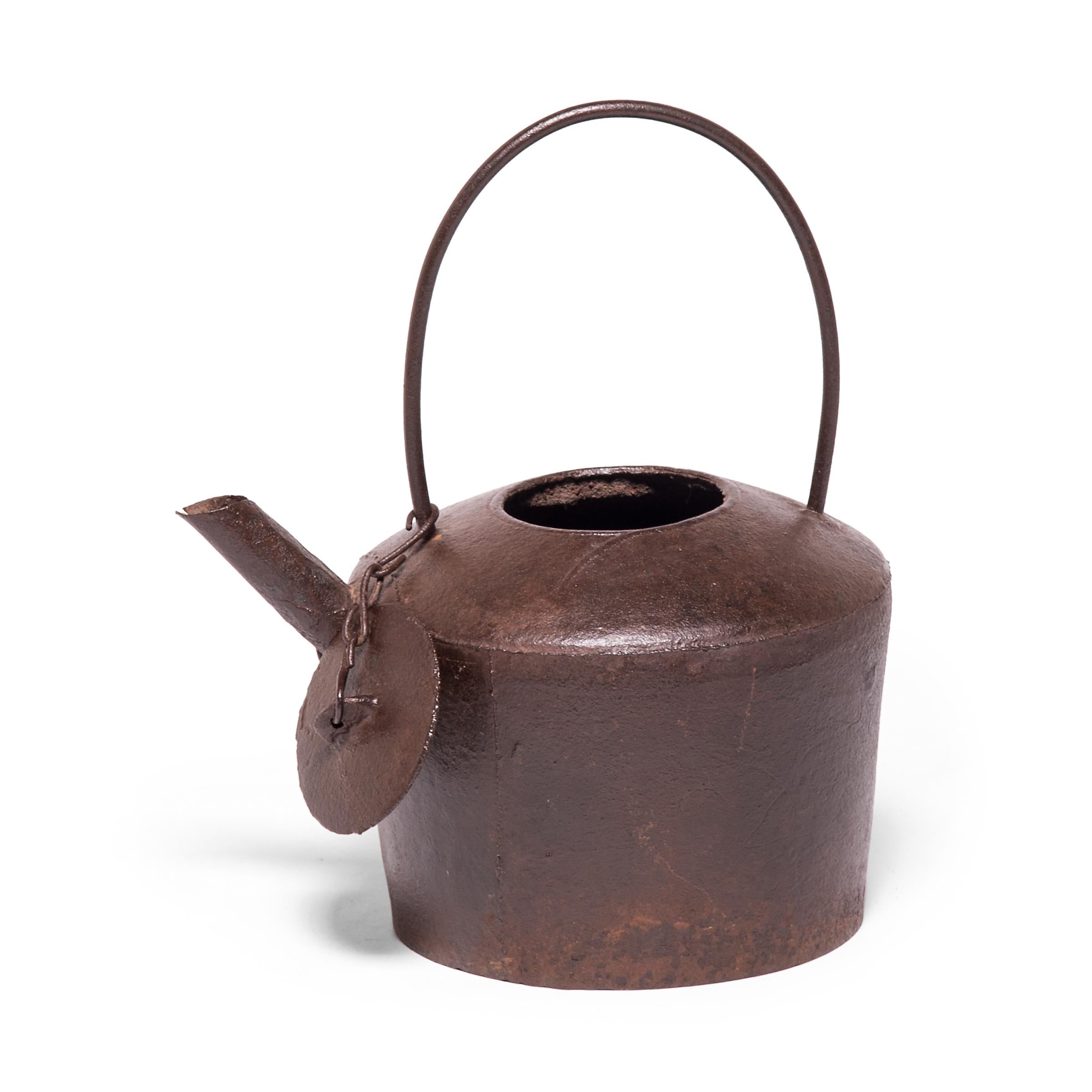 Chinese Cast Iron Tea Pot, c. 1900