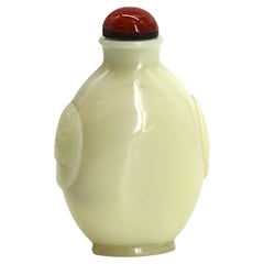 Bouteille à priser chinoise en verre céladon