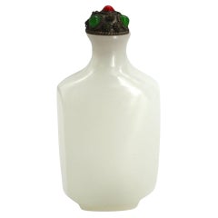 Bouteille à priser chinoise en verre céladon