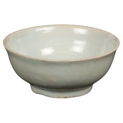 Chinese Celadon Glazed Small Circular Porcelain Bowl