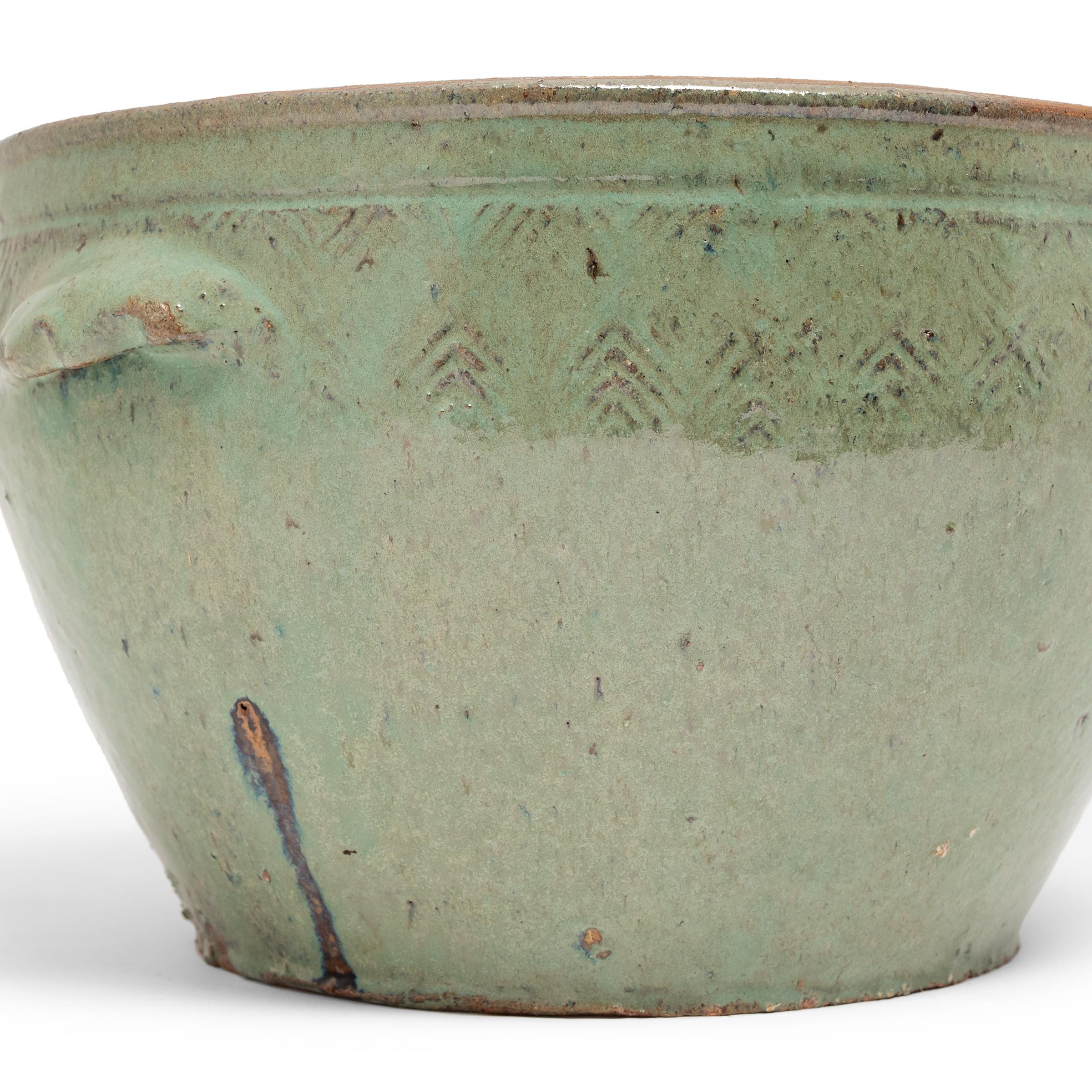 Chinese Celadon Green Glazed Planter 1