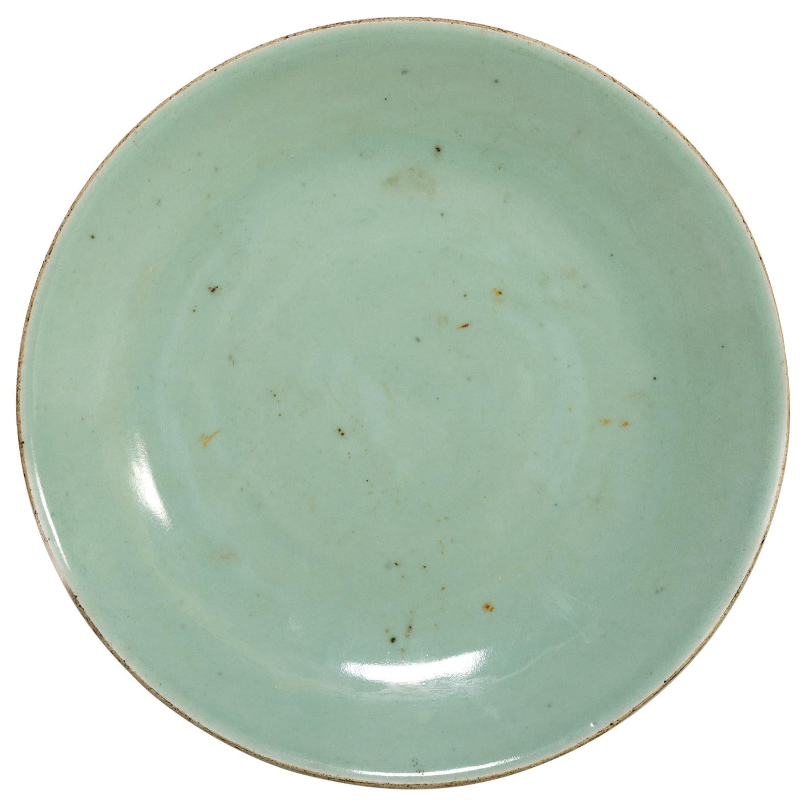Chinese Celadon Plate, circa 1900