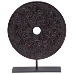 Chinese Celestial Dragon Bi Disc