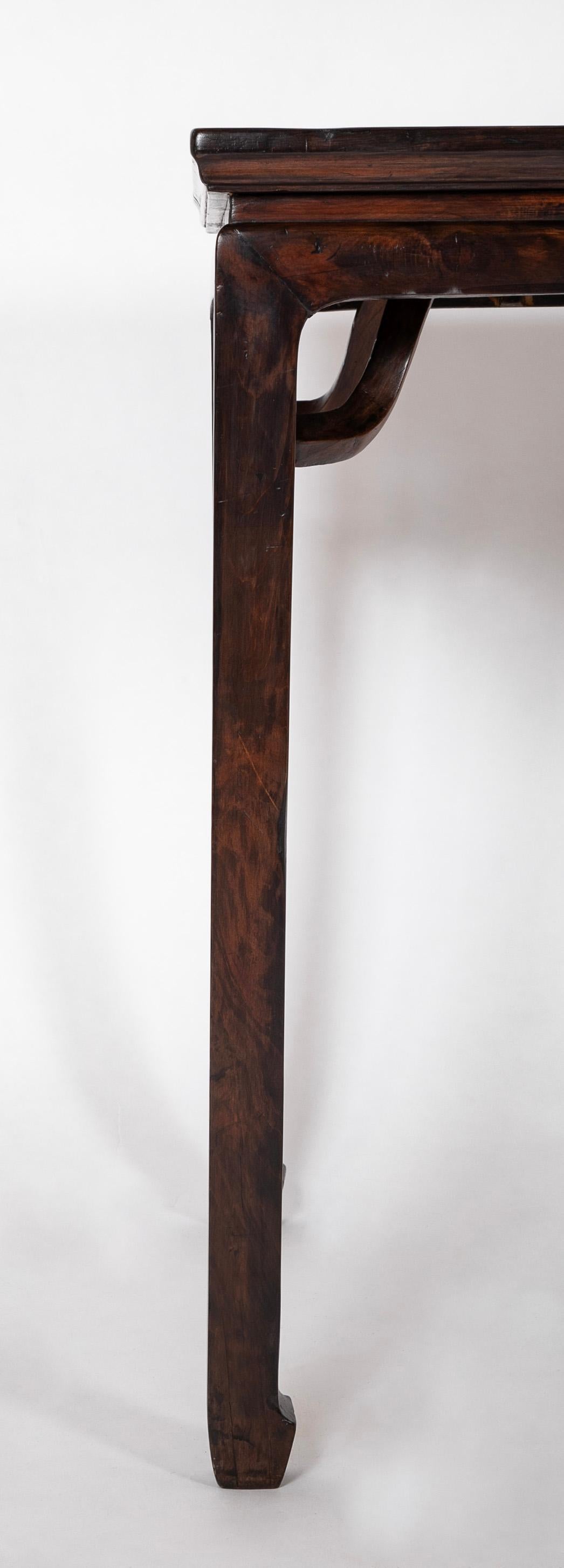 Table centrale chinoise en bois de Jumu en vente 4