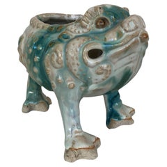 Chinese Ceramic 3 Leg Cash Toad, circa 1900