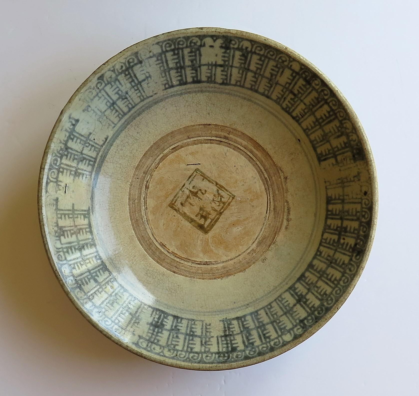Chinese Ceramic Bounty Plate or Bowl, Ming Period 16th Century 5