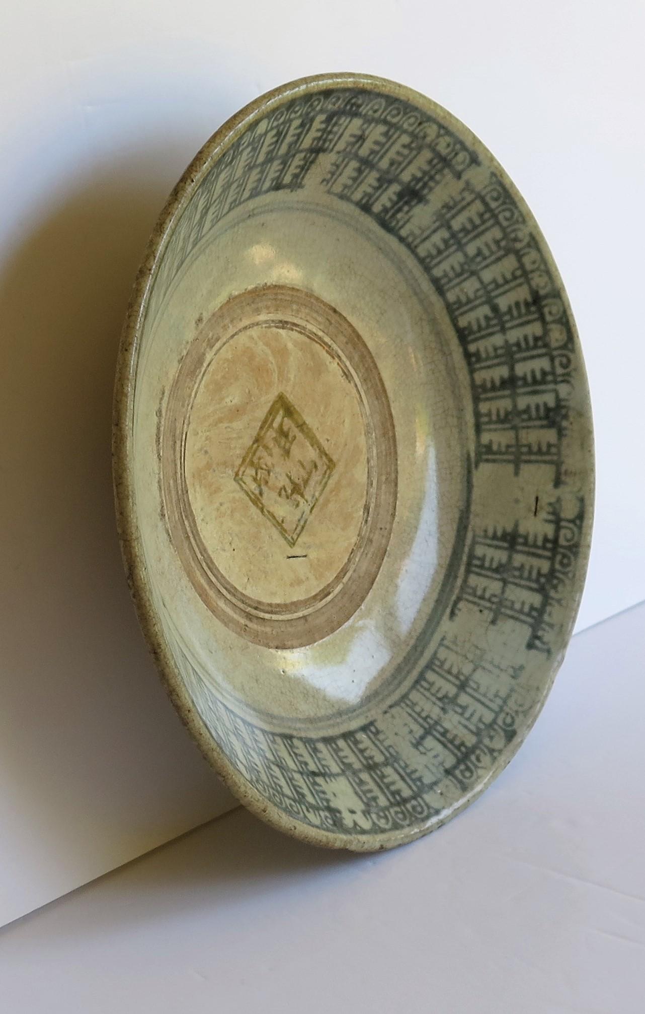 Chinese Ceramic Bounty Plate or Bowl, Ming Period 16th Century 2