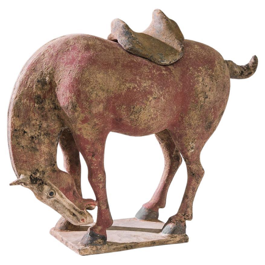 Chinese Ceramic Bowing Horse Decoration