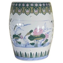 Vintage Chinese Ceramic Garden Stool