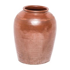 Urna cinese in ceramica smaltata, 1900 circa