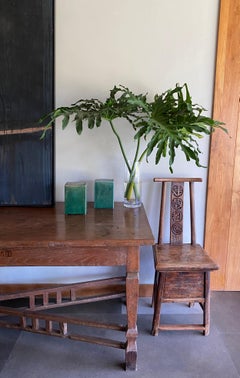 Chinese Ceramic Green Glazed 'Shiwan' Opium Pillow, Early 20th Century