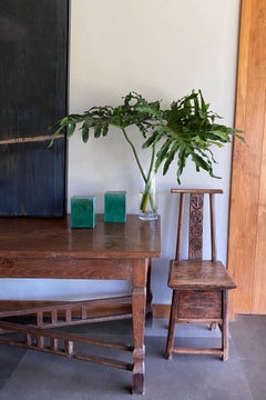 Chinese Ceramic Green Glazed 'Shiwan' Opium Pillow, Early 20th Century