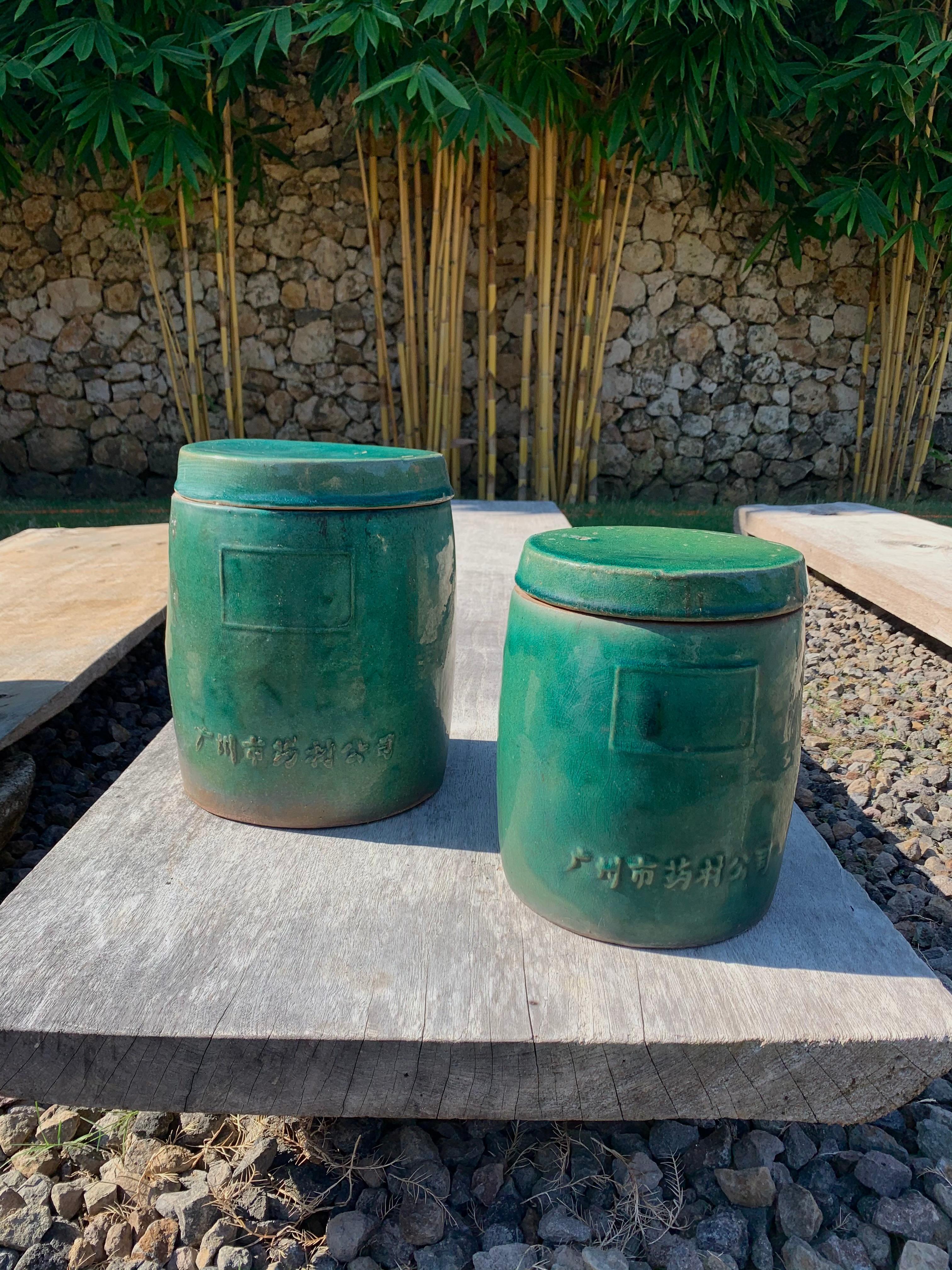 Chinese Ceramic Guangzhou Medicine Company 'Apothecary' Jar, Early 20th Century 8