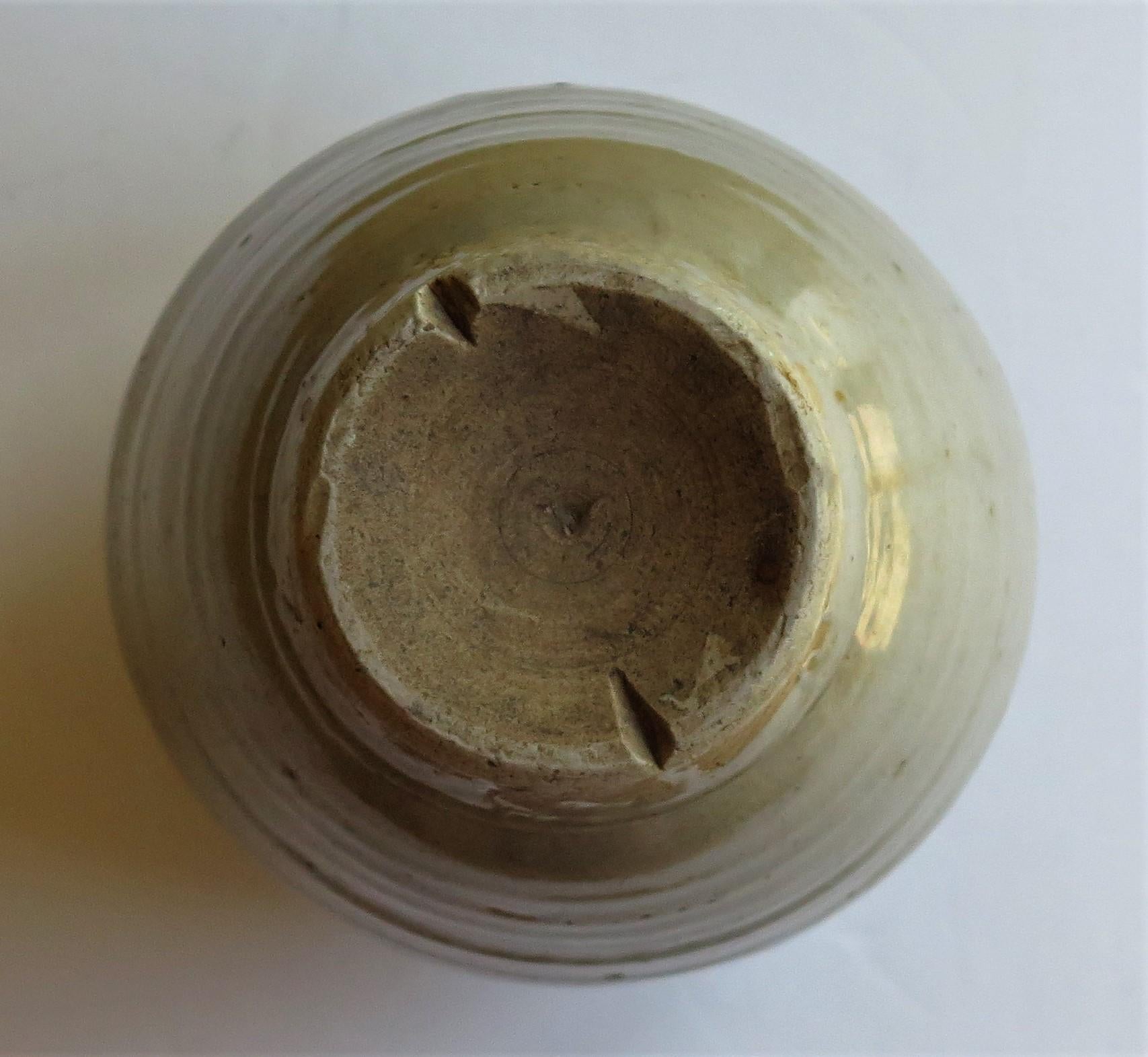 Chinese Ceramic Ming Yao Jar or Vase Celadon Glaze, Early 17th Century 11