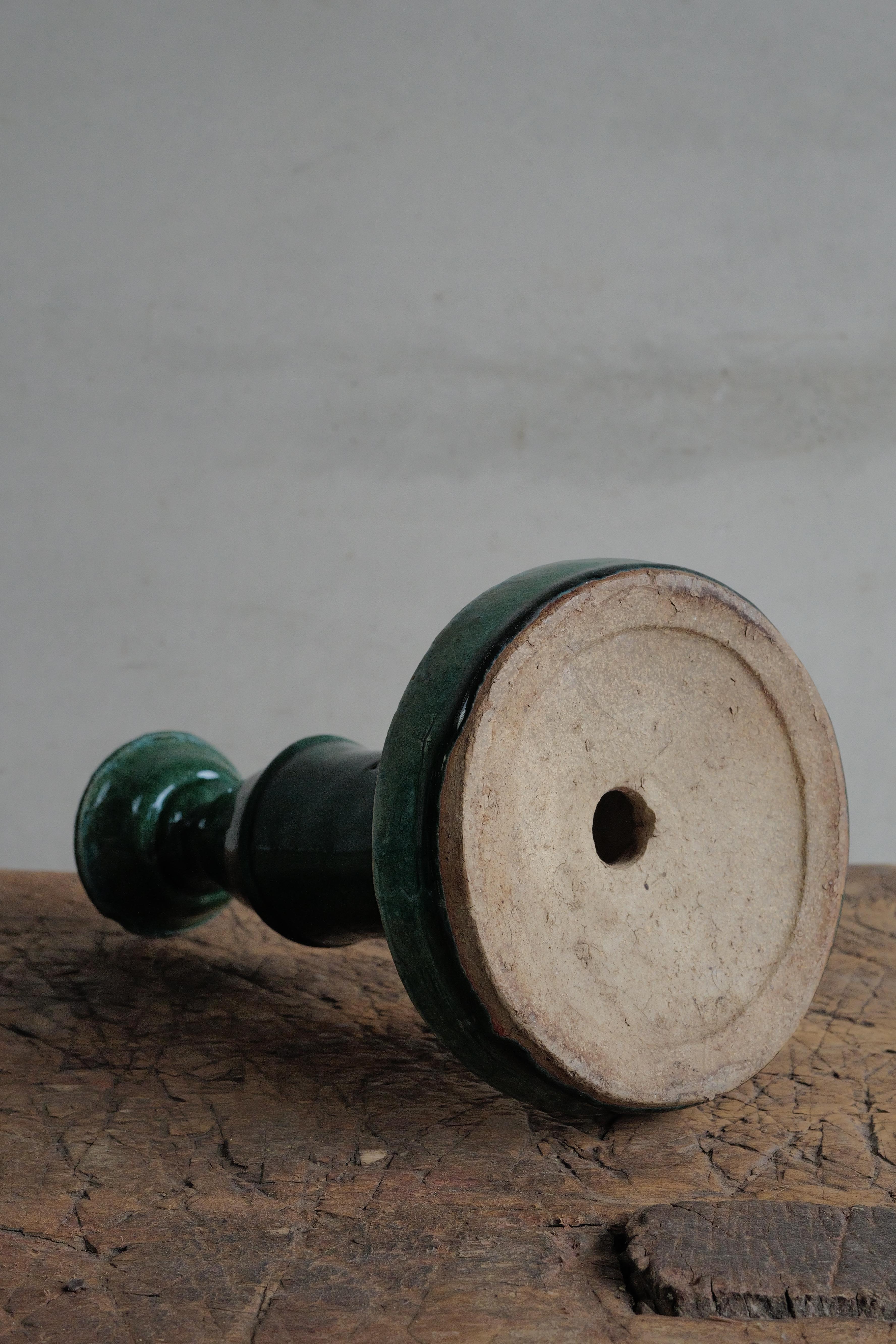 Cinese Portacandele cinese in ceramica 