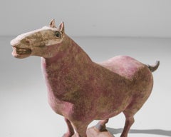Chinese Ceramic Standing Horse Decoration