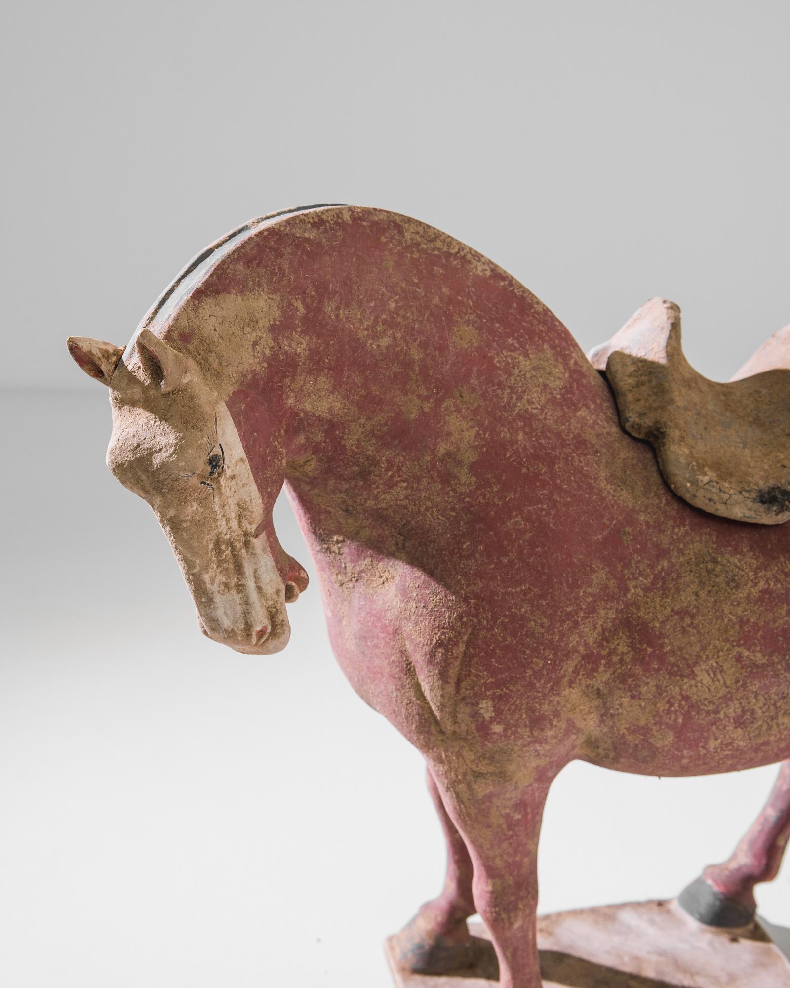 Chinese Export Chinese Ceramic Standing Horse Decoration