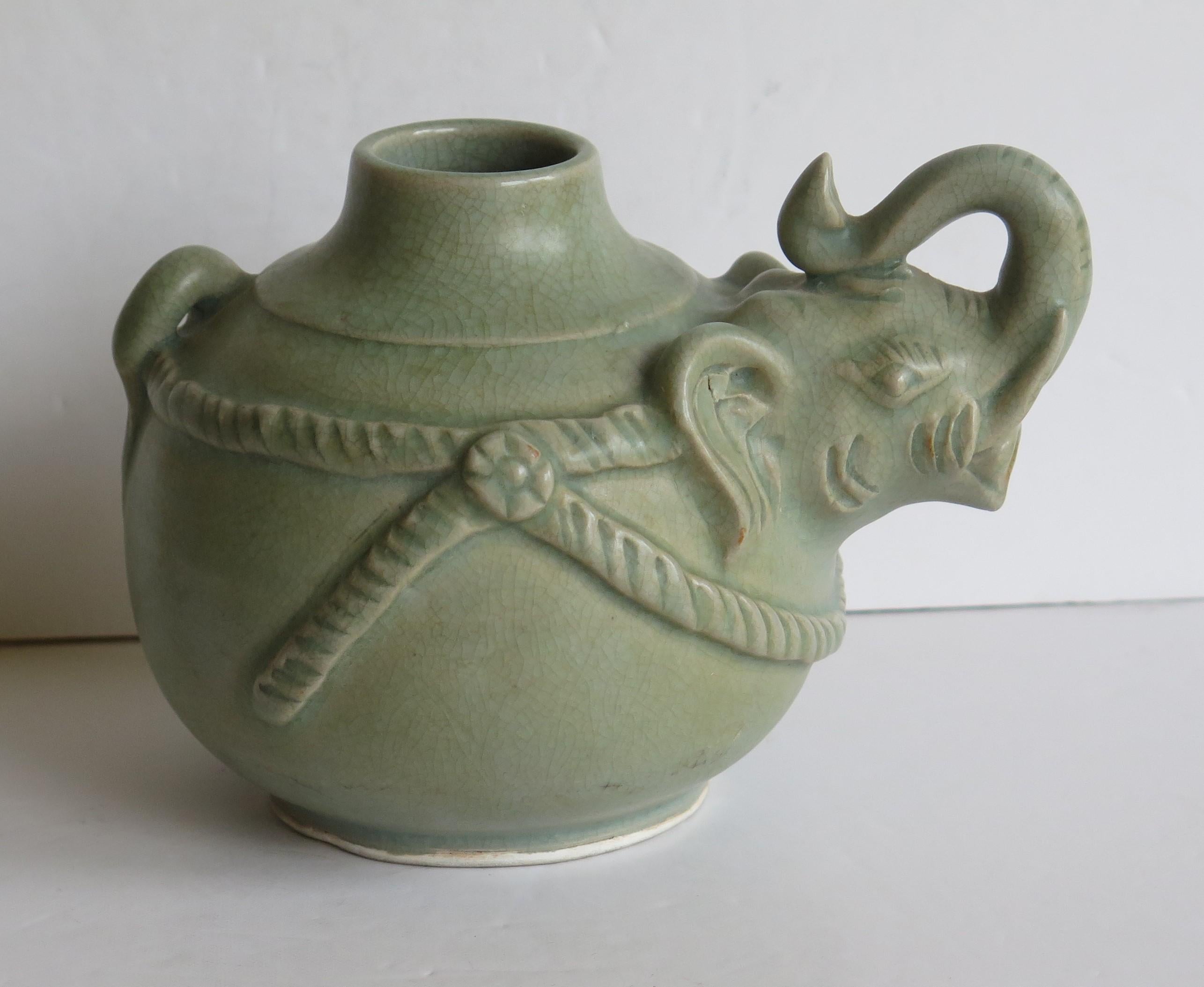 antique elephant teapot