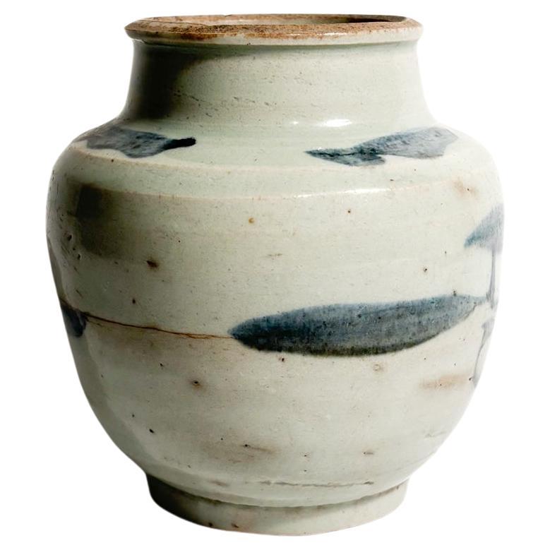 Chinese Ceramic Vase Qing Dynasty Tung Chih Period (1862 - 1875) For Sale