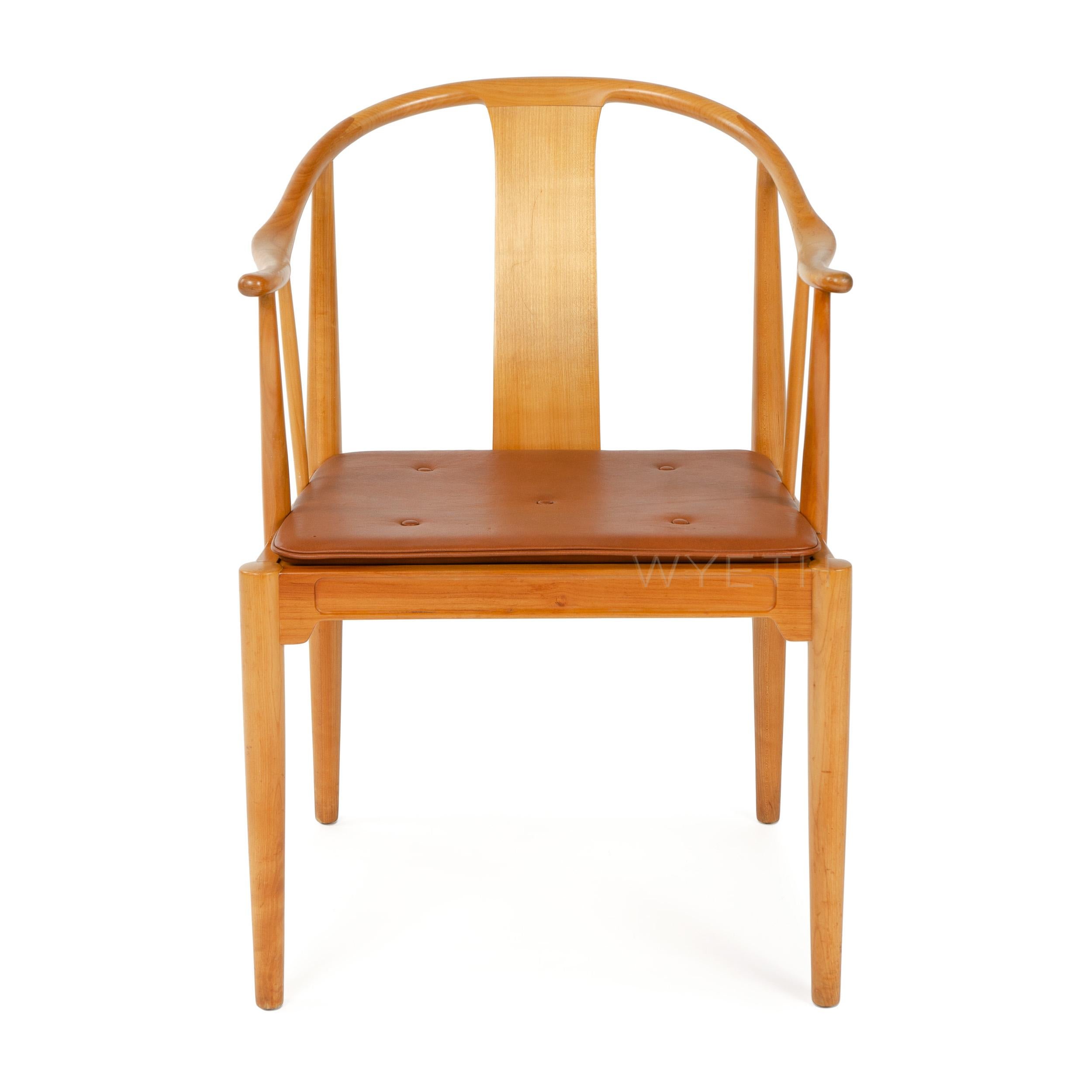 Chinesischer Stuhl aus den 1950er Jahren von Hans Wegner für Fritz Hansen (Skandinavische Moderne) im Angebot