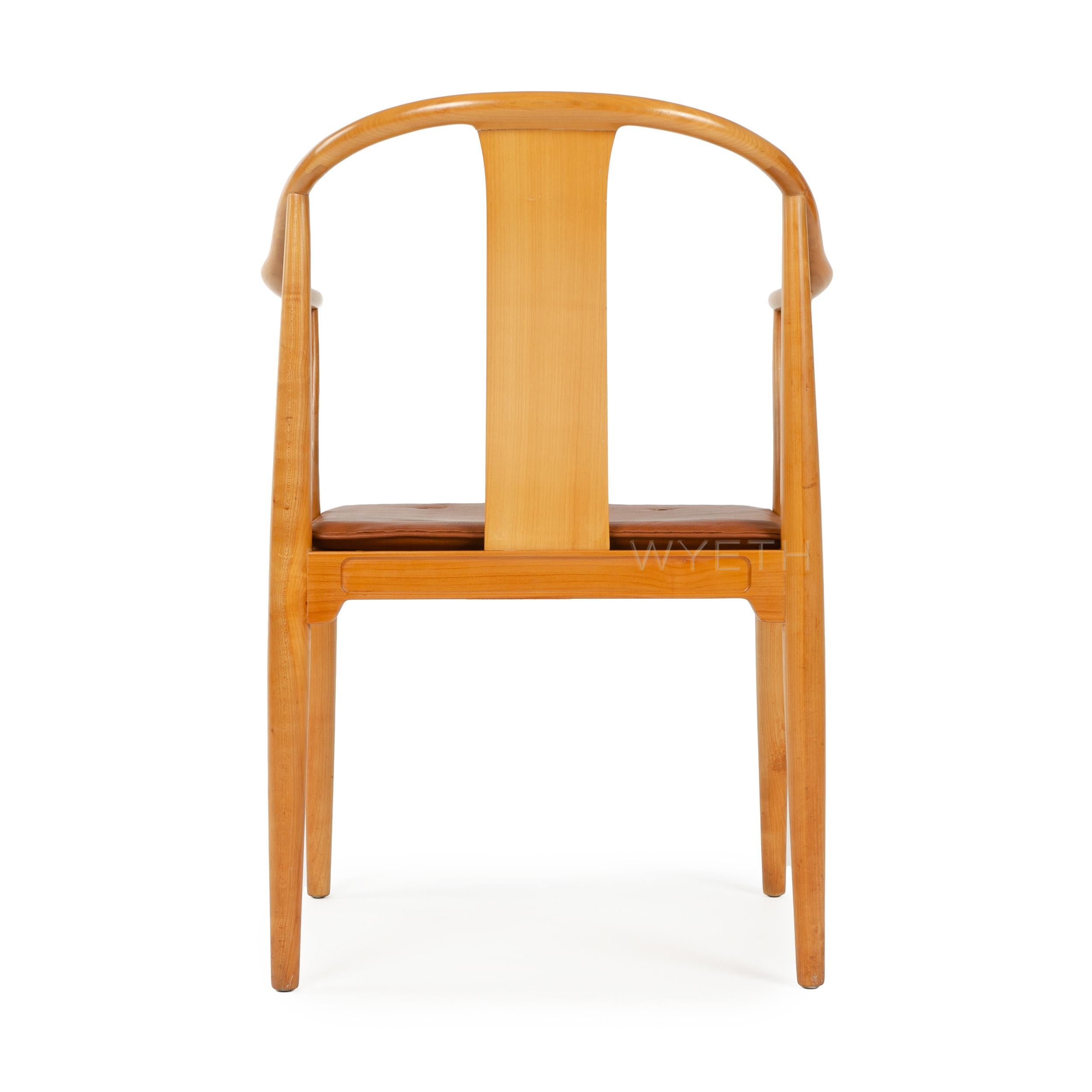 Sedia cinese di Hans J. Wegner per Fritz Hansen, 1943 In condizioni buone in vendita a Sagaponack, NY