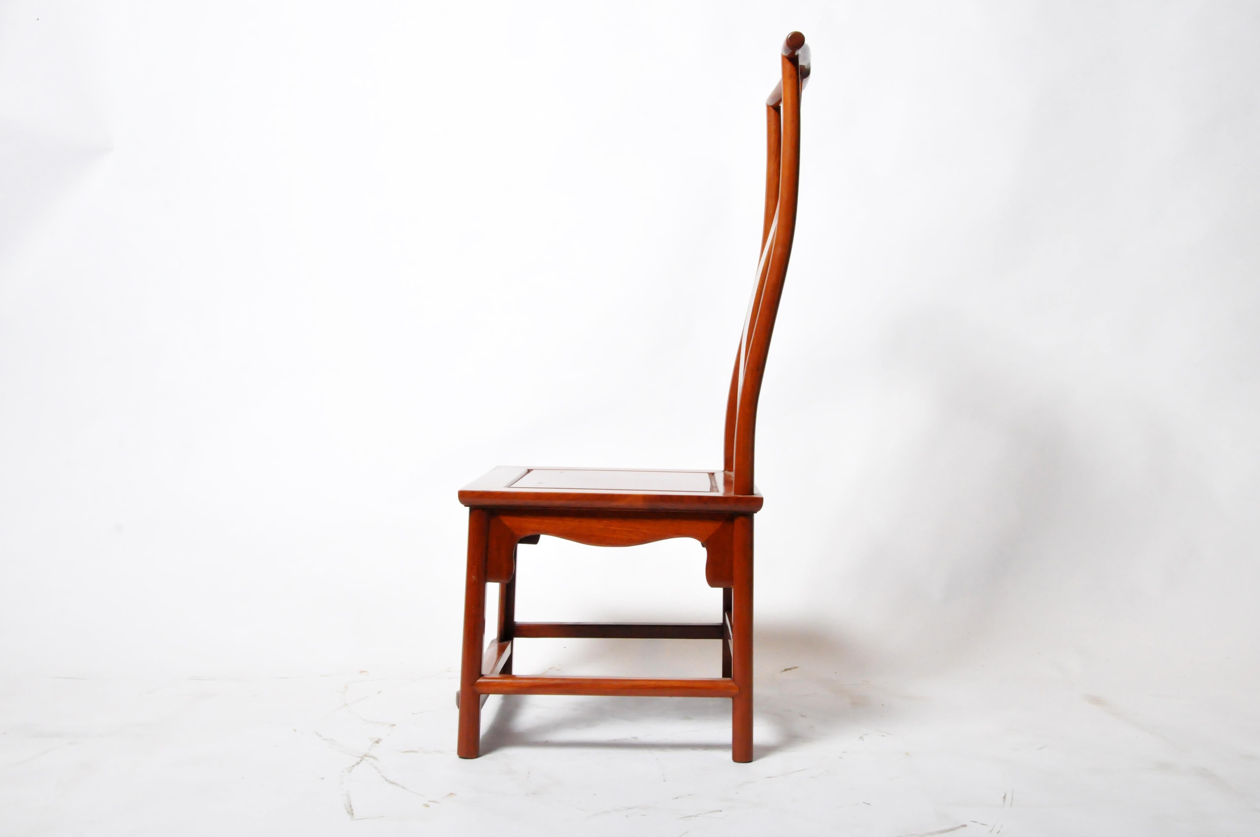 Late 20th Century A Set of Four Chinese Dining Chairs For Sale
