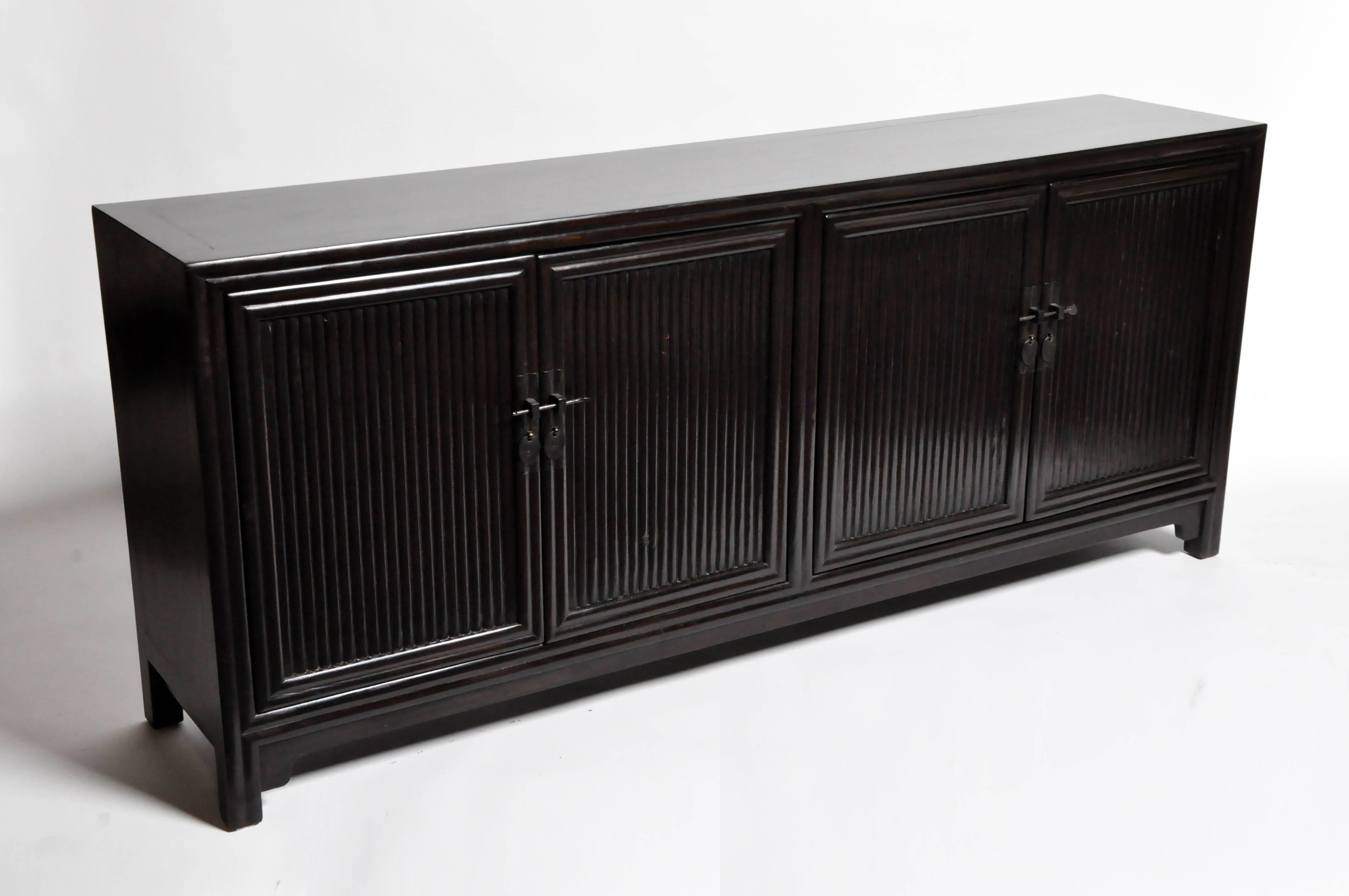 Contemporary Chinese Chest with Shelf