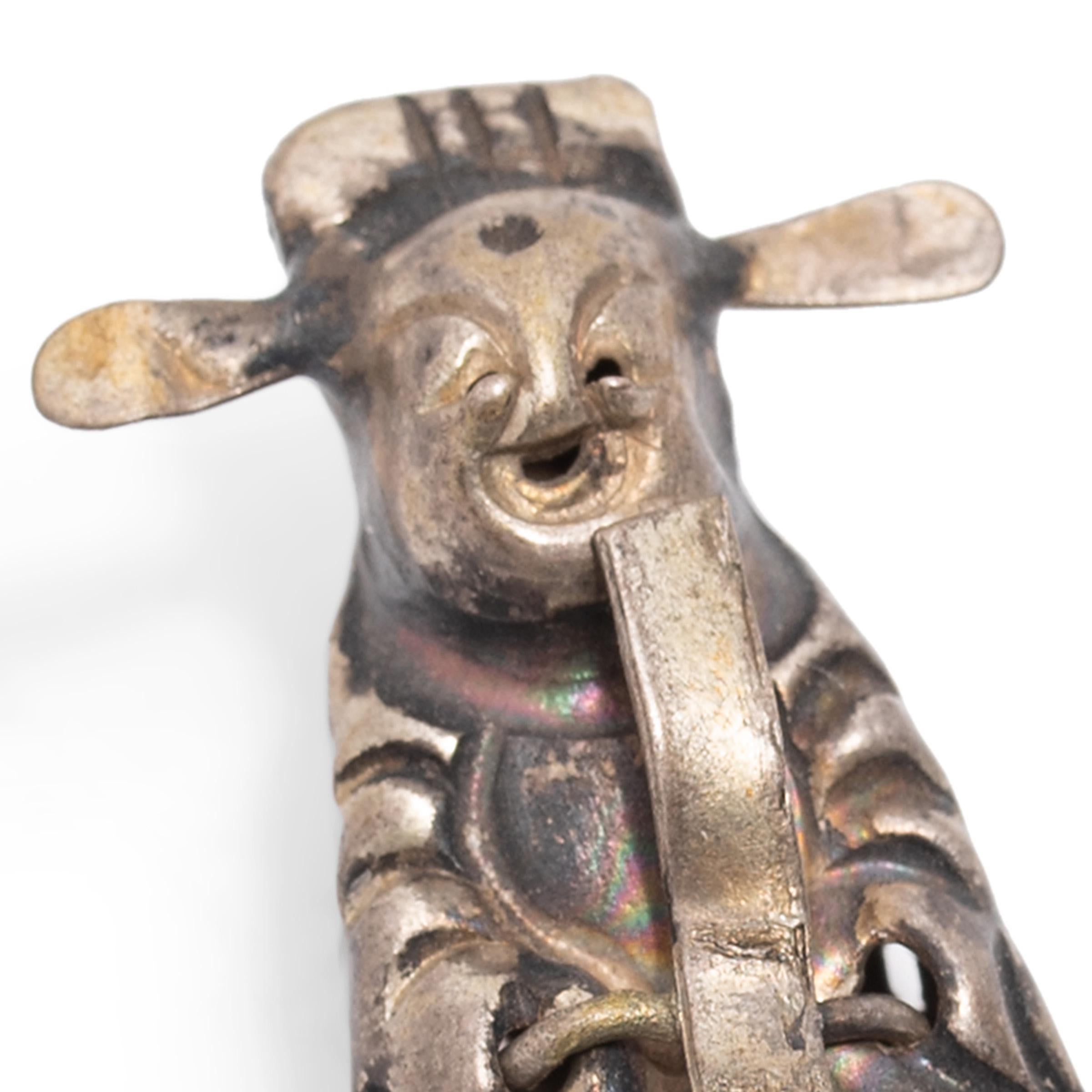 Qing Chinese Children's Hat Charm, c. 1900 For Sale