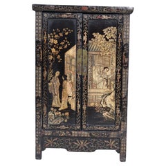 Meuble de rangement chinois chinoiseries c1860