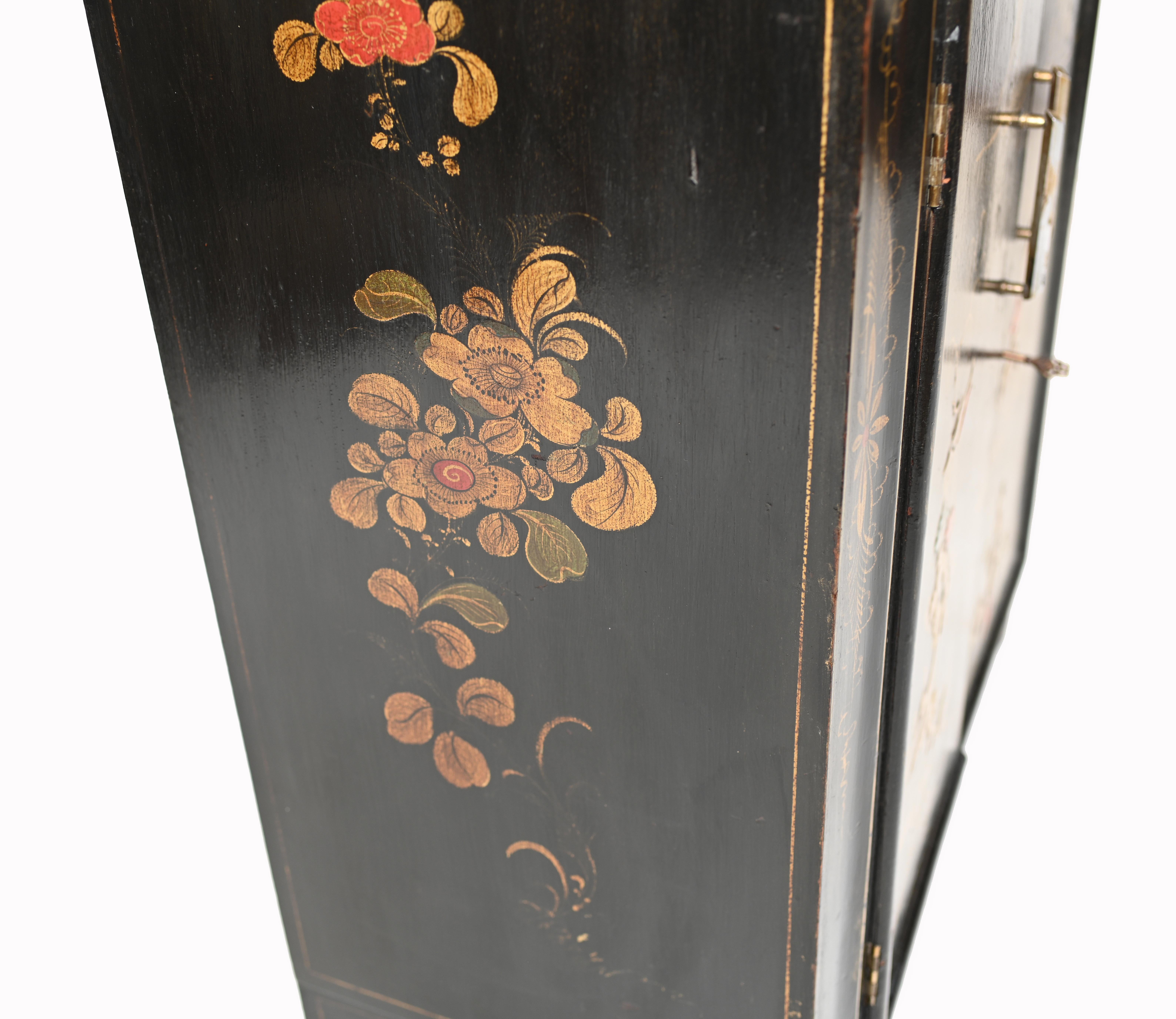 Chinese Chinoiserie Drinks Cabinet Lacquer Cocktail Chest, 1920 8