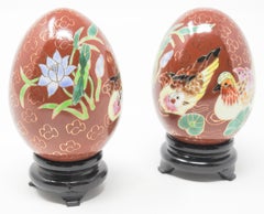 Chinese Chinoiserie Enamelware Eggs